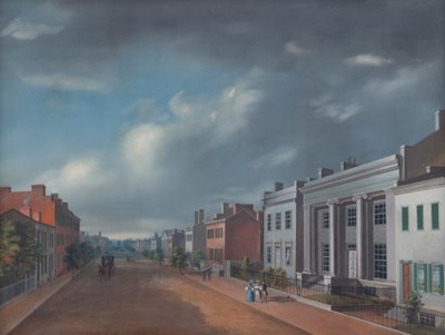 Fourth Street East From Vine by John Caspar Wild